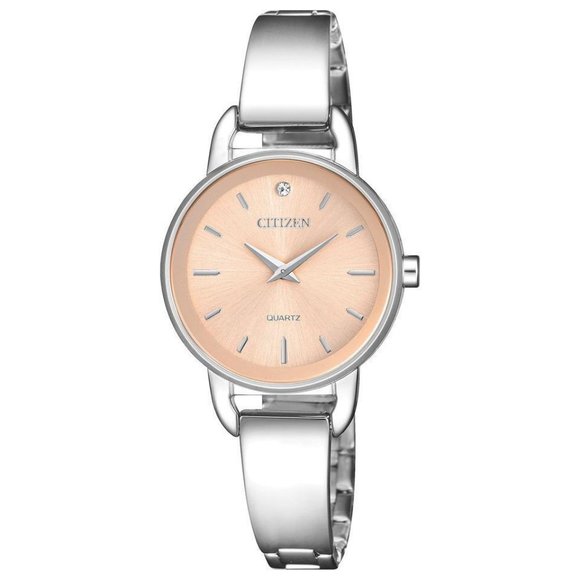 Citizen EZ6370-56X Silver Tone Rose Gold Tone Dial Women\'s Dress Watch main image 4
